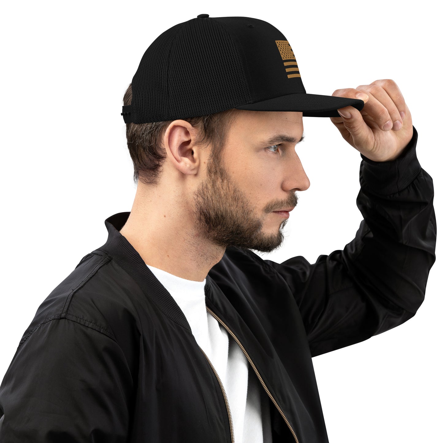 Gold Flag Trucker Hat