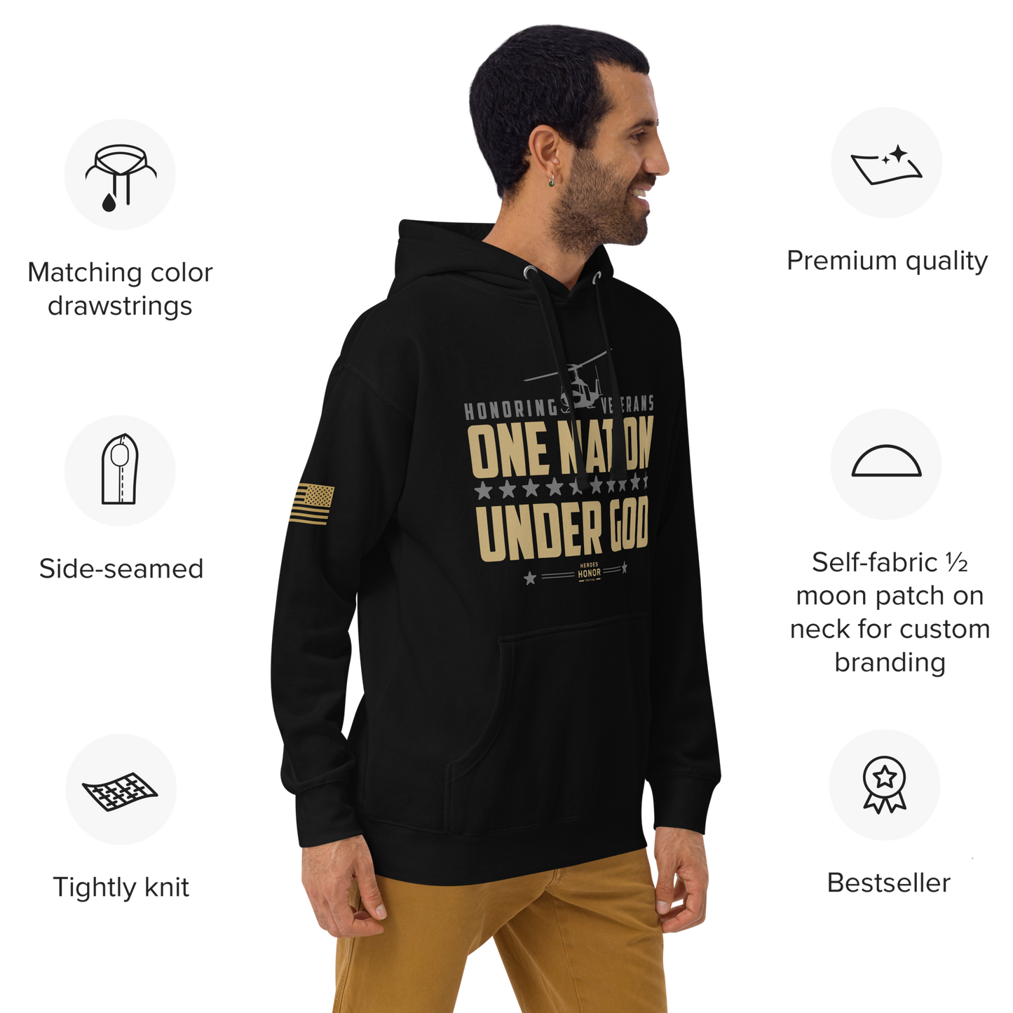 One Nation Under God Unisex Hoodie