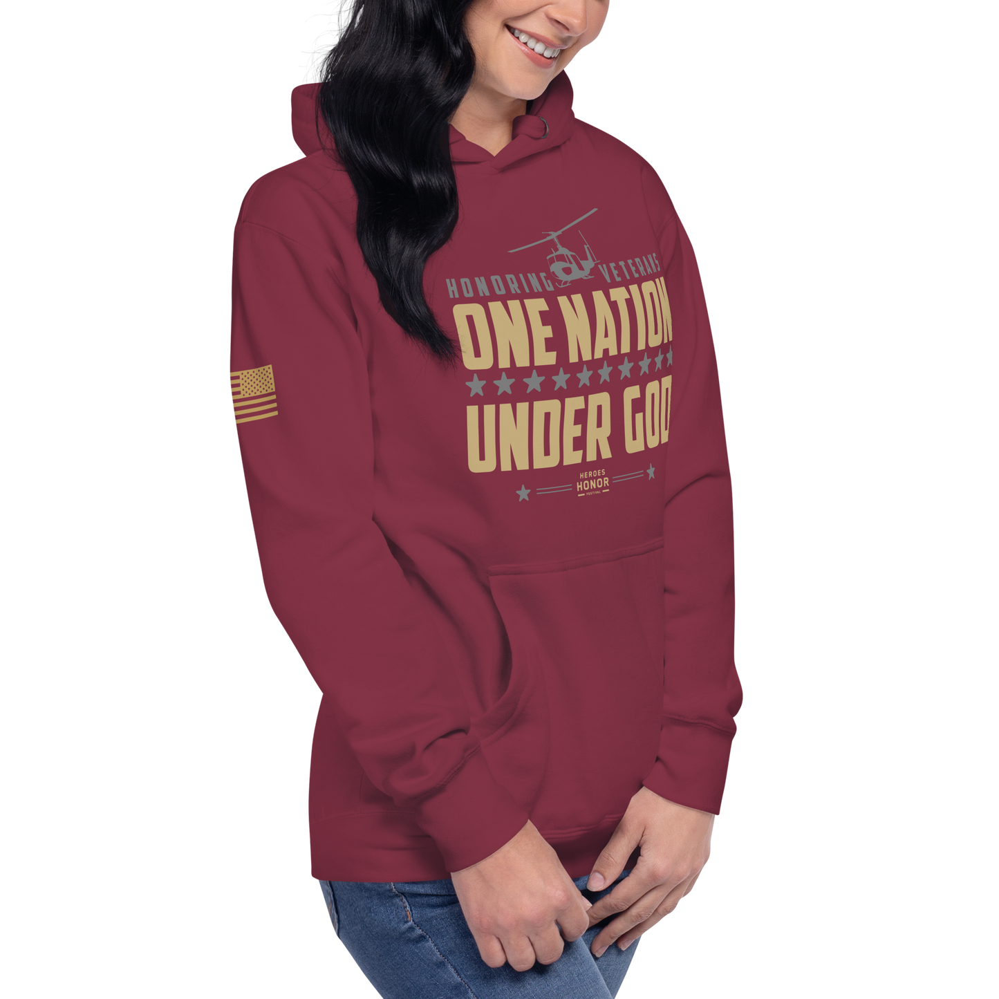 One Nation Under God Unisex Hoodie