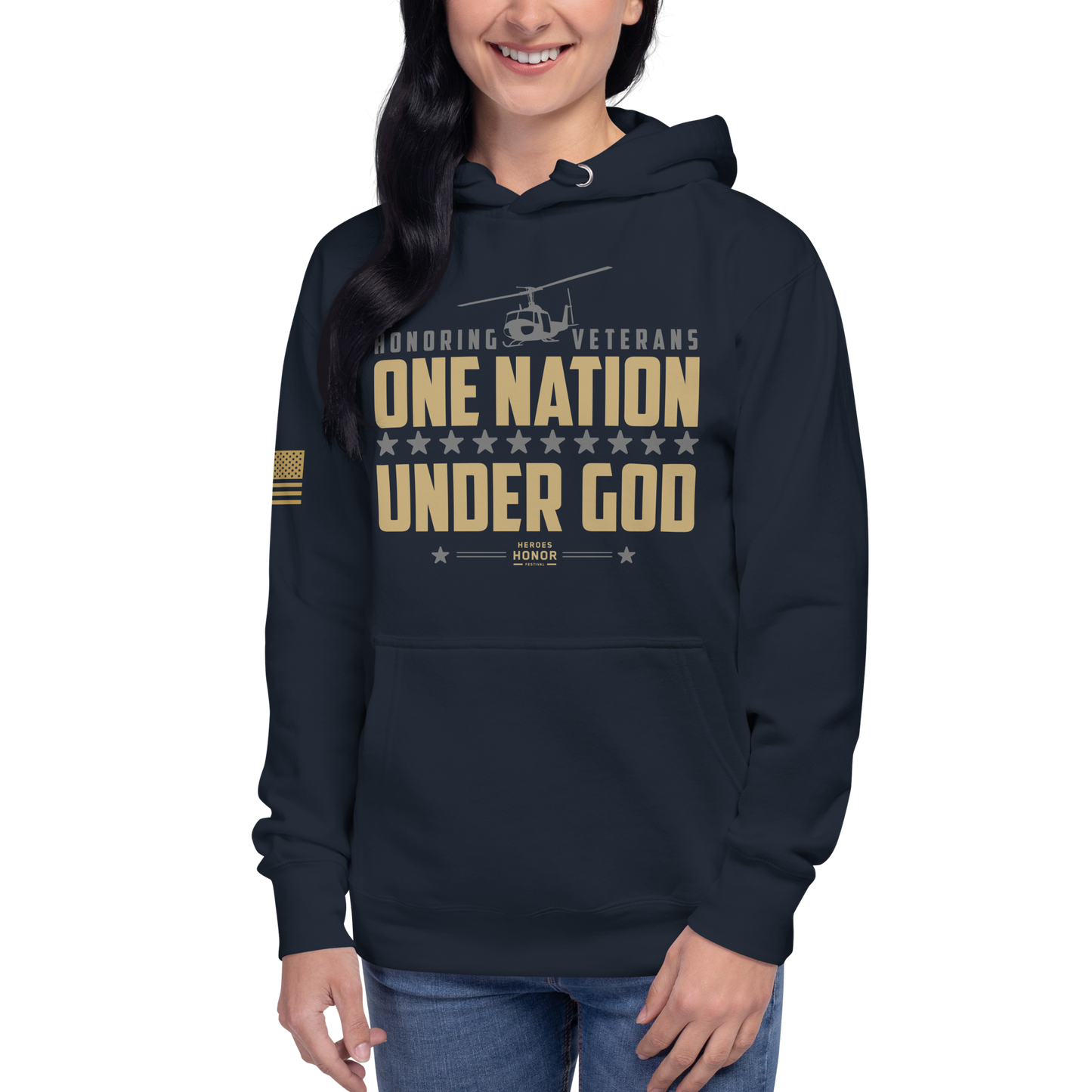 One Nation Under God Unisex Hoodie