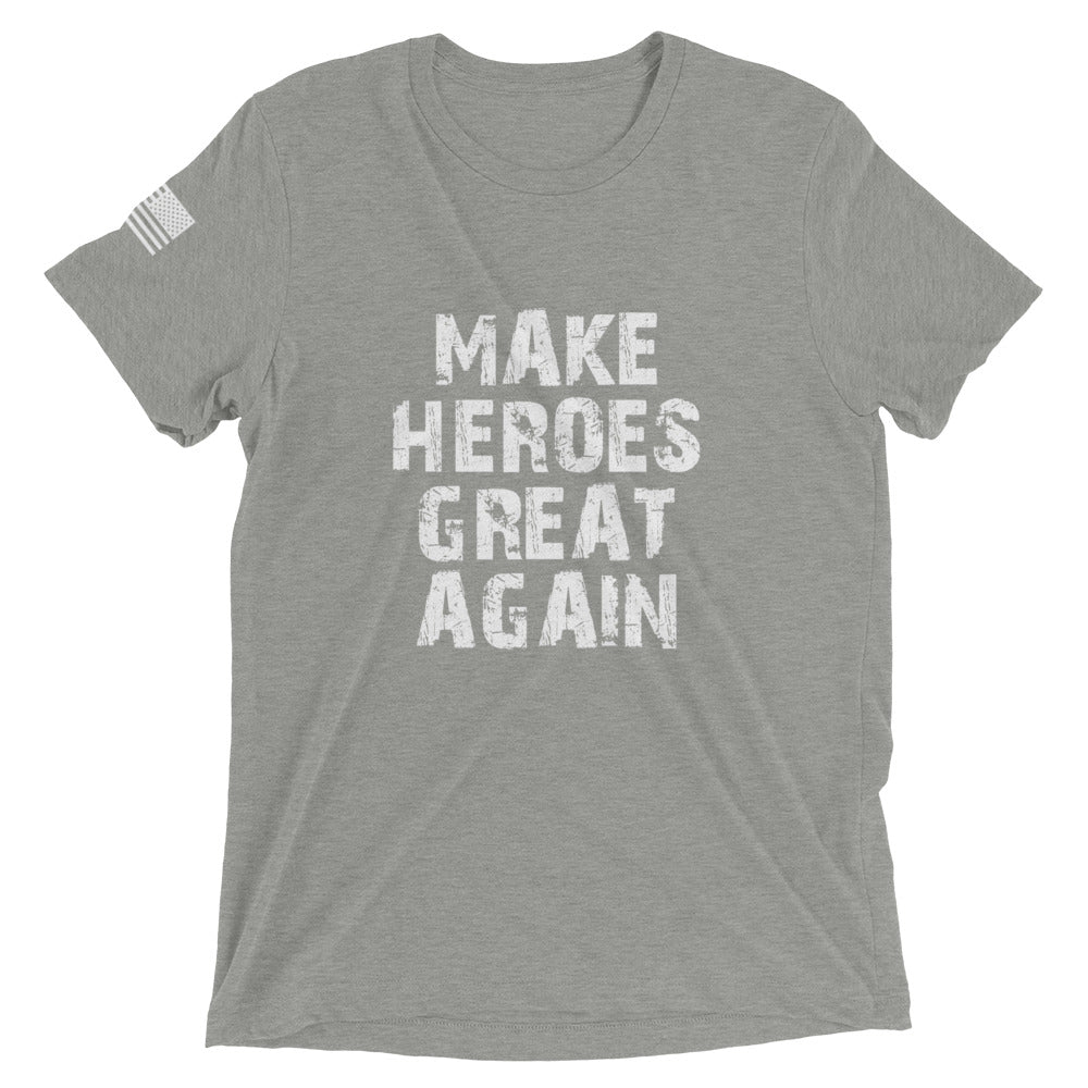 Mark Heroes Great Again - Tri-blend T-Shirt