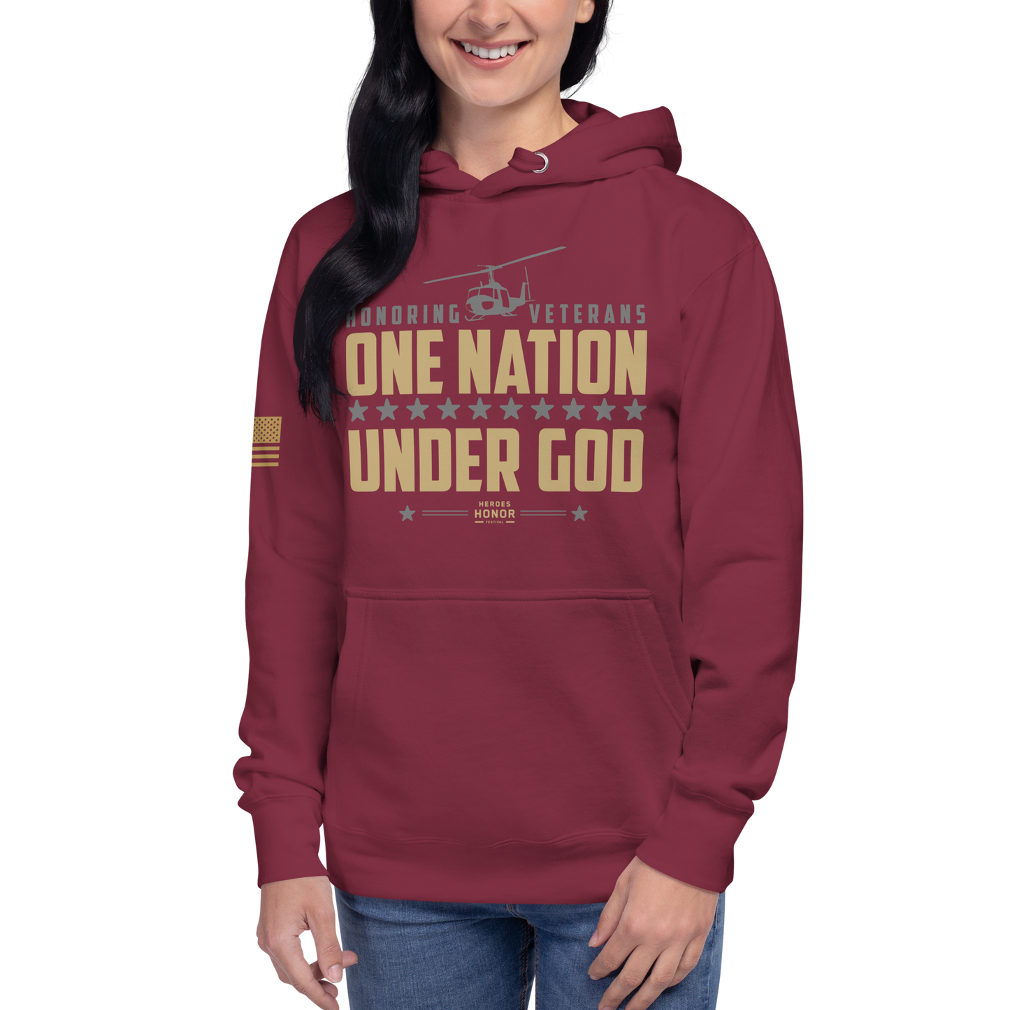 One Nation Under God Unisex Hoodie