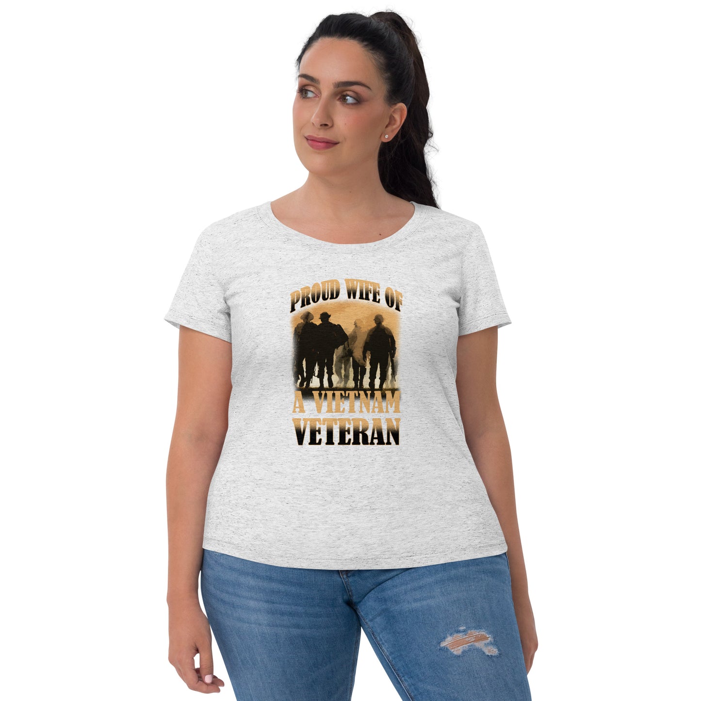 Proud Wife of a Vietnam Veteran - Ladies' short sleeve t-shirt